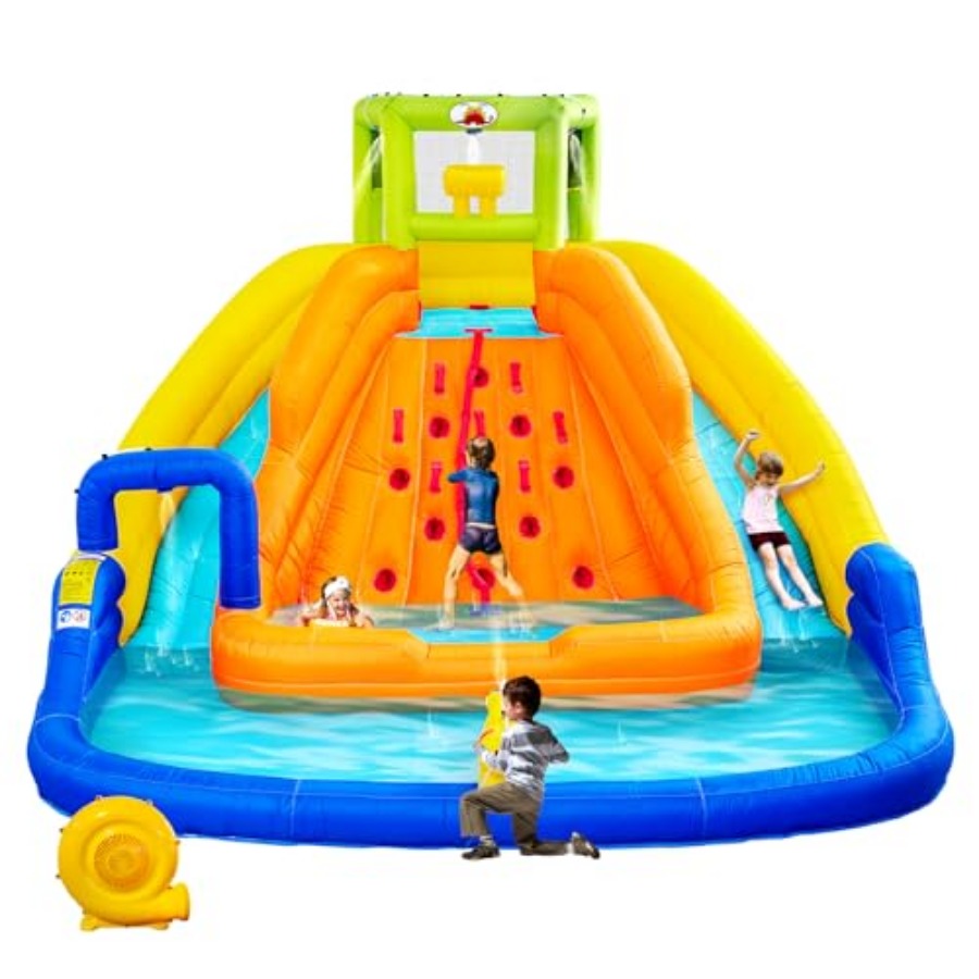 Rope Climb - Inflatable Water Slide, Bounce House with