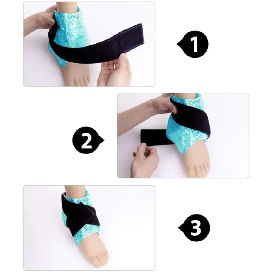 Wrist Wraps - Dual‑Sided Plush PVC Gel Hot Cold