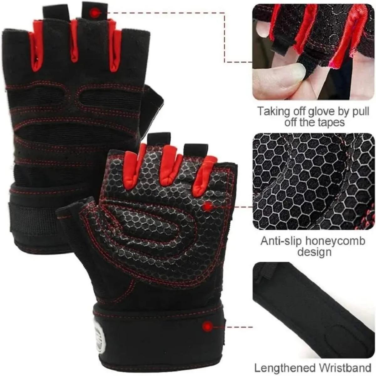 Gym Gloves for Men Women Fitne - Weightlifting Gloves 评论和价格
