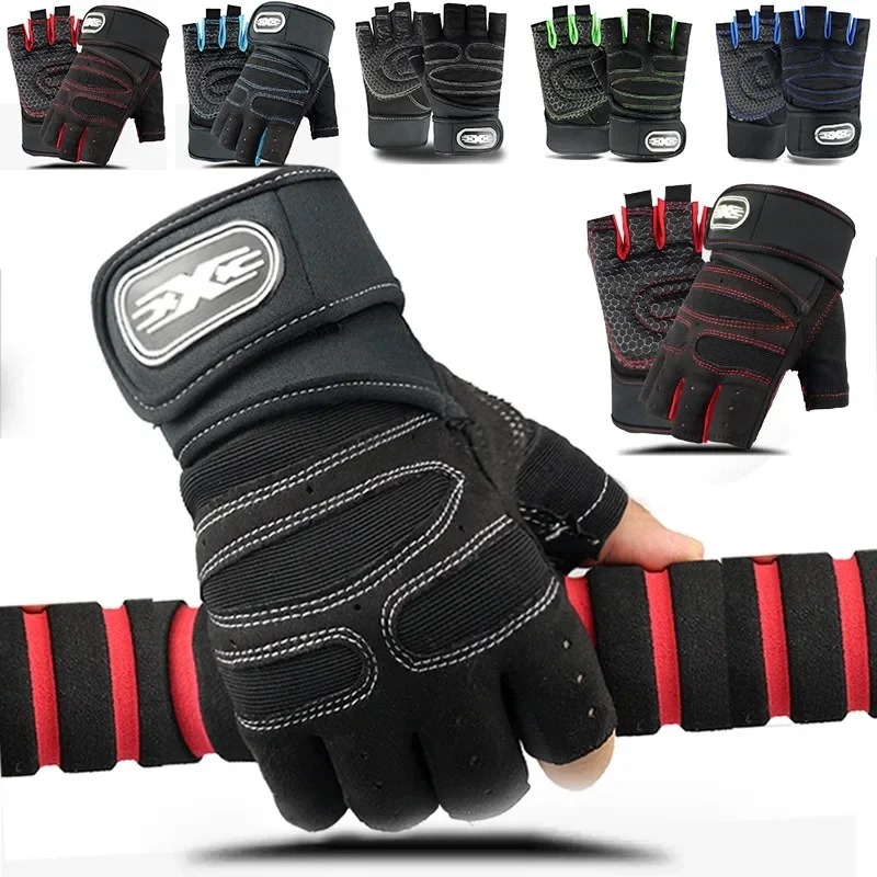 Men Women Fingerless Workout G - Weightlifting Gloves 评论和价格