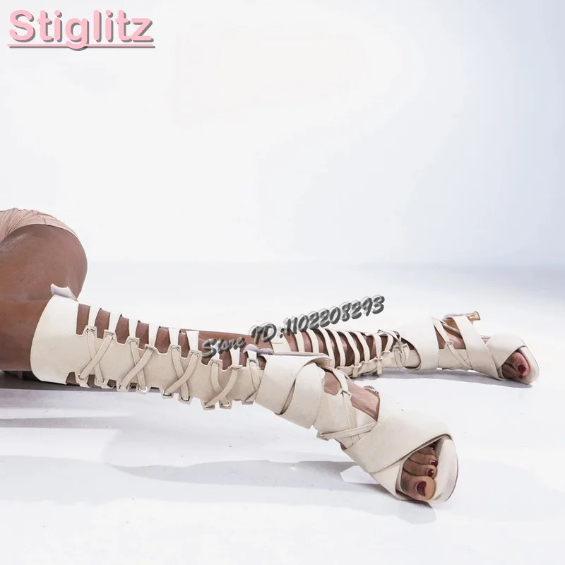Retro Cross-tied Roman Sandals - Crossfit Belt 评论和价格