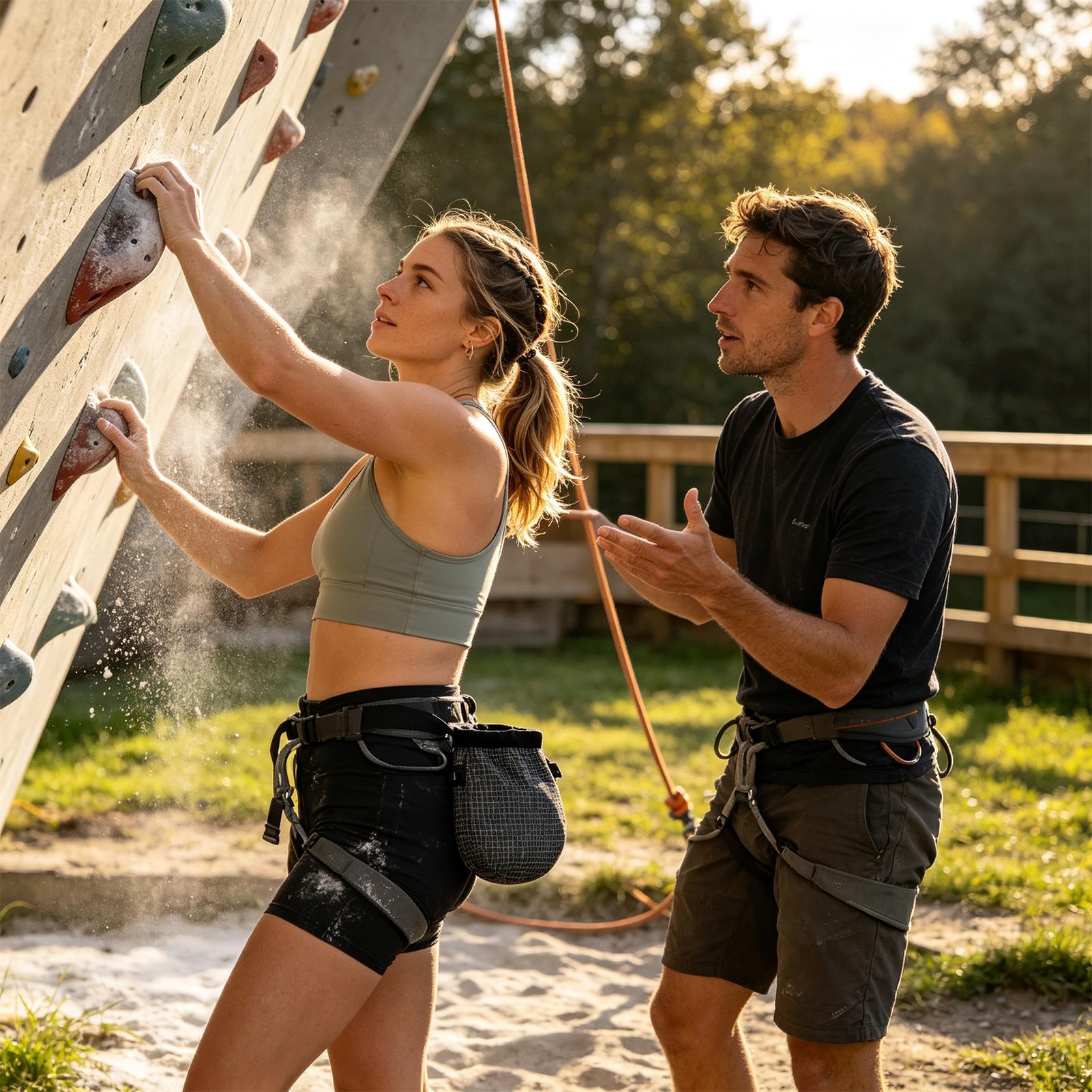 Adjustable Belt Rock Climbing  - Chalk Bag 评论和价格