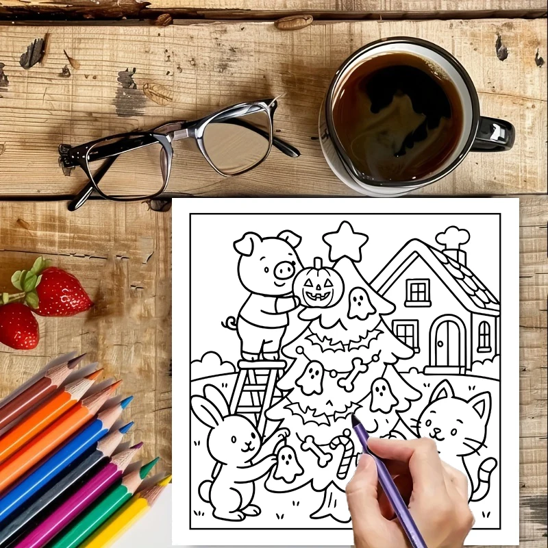 Too Cute to Spook Coloring Boo - Chalk Bag 评论和价格